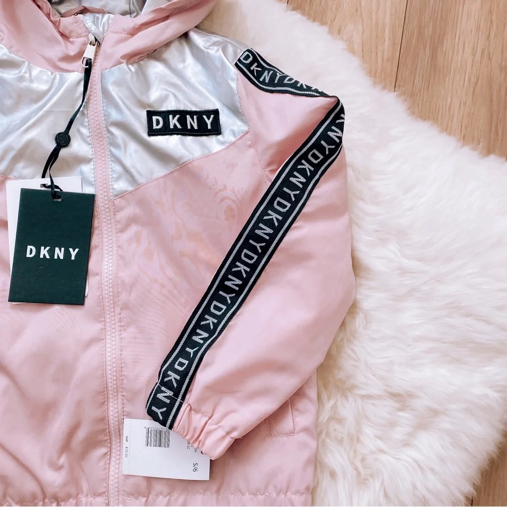 DKNY girls jacket - size 5-6